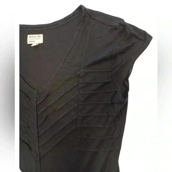 RVCA Black Maxi Short  Sleeve Dress Size Medium - Picture 6 of 9